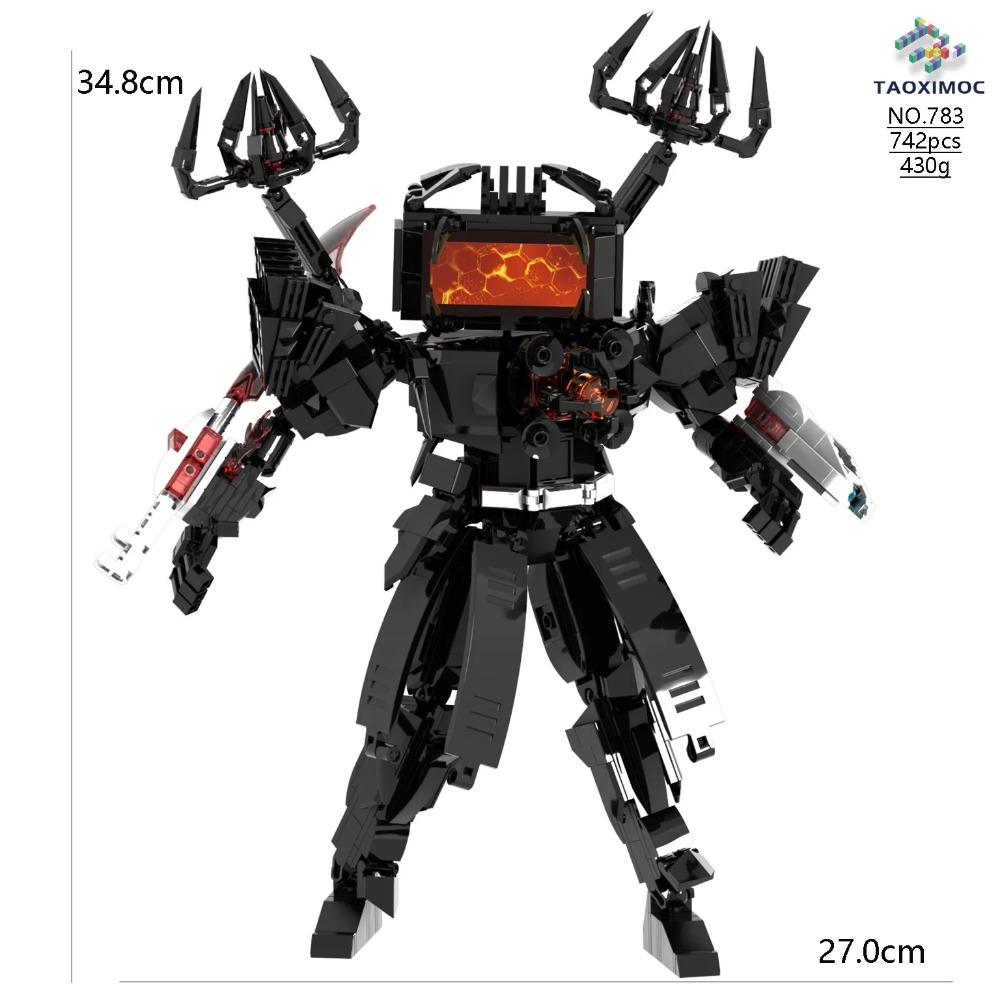 Toaletă Skibidi Bloc de construcție Joc de groază Speakerman Boss Camara Titan TV Man Model de păpușă din desene animate Copii Cadou de aniversare de Halloween