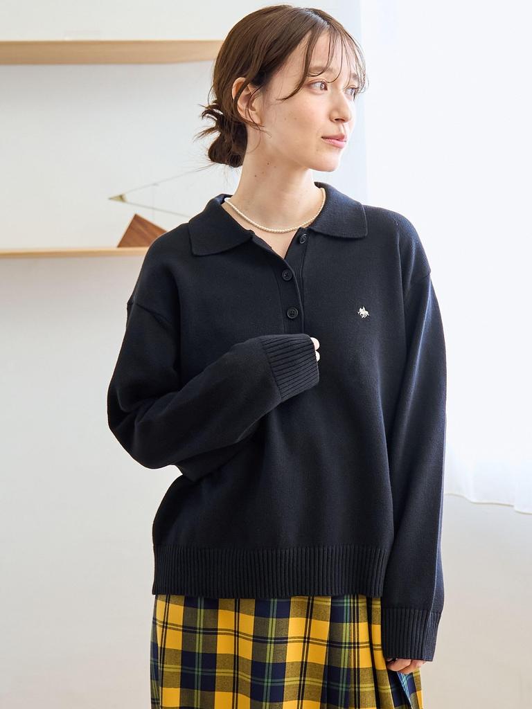 Cohen POLO BCS (Polo BCS) Custom-Made Collared Polo Sweater (Web-Exclusive Colors Available) 76306000010 2550 MD.BROWN (25) M