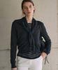 ANGELO BIANCO Veil Knit Cardigan & Scarf Set (3Col)