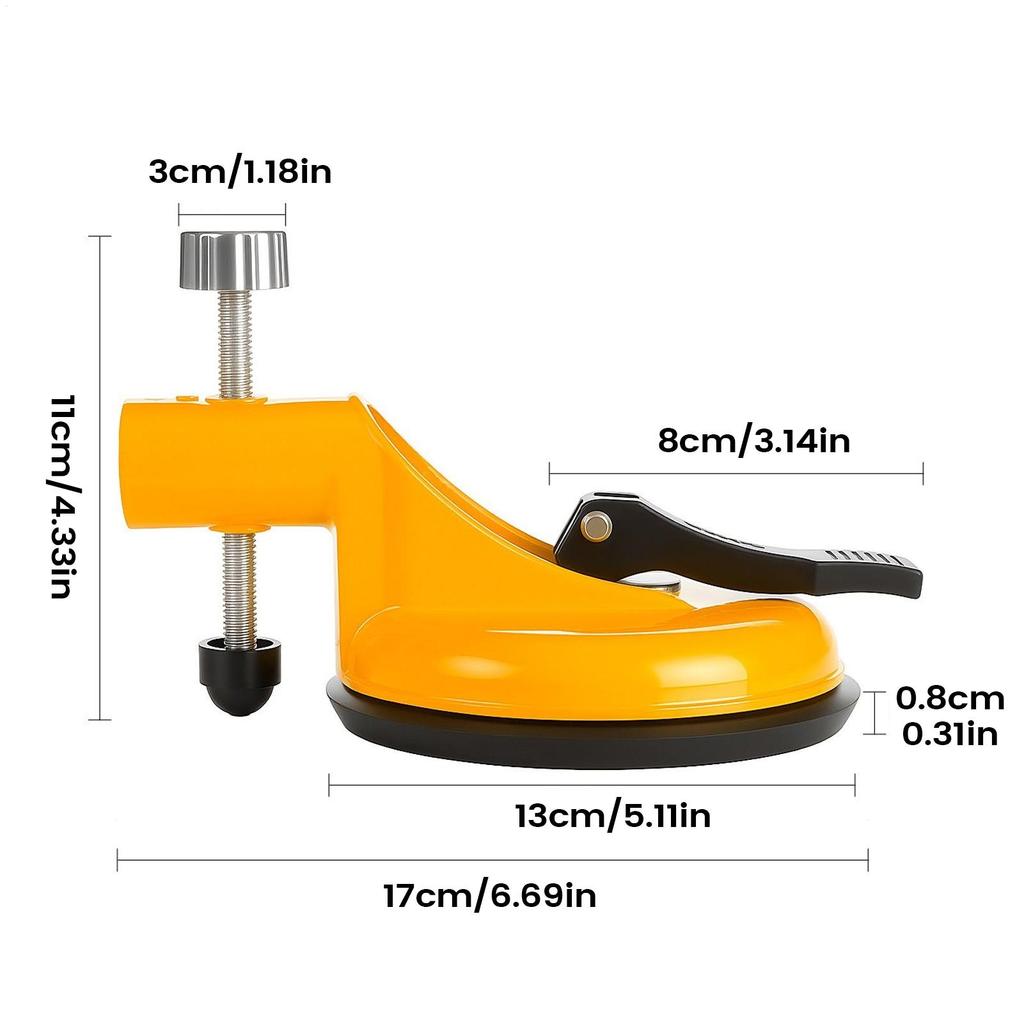 Heavy Duty Floor Gap Fixer Suction Cup Vacuum Grabber for Tile Slat Baseboard Paver Carpentry Construction in Bathroom kitchen