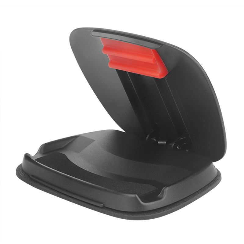 Car Center Console Fixed Buckle Car Phone Holder Dashboard Non Slip Base Silica Gel Pad Elastic Clip Neutral