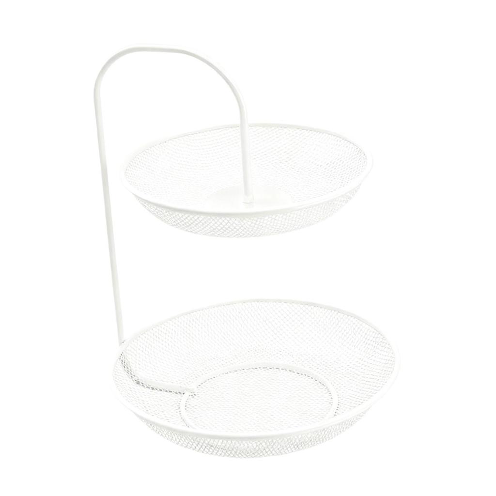 Fruit Basket Organizer Home Decor Wire Fruit Basket Mesh Fruit Bowl Vegetables Basket Bowl for Bread Kitchen Veggie Countertop