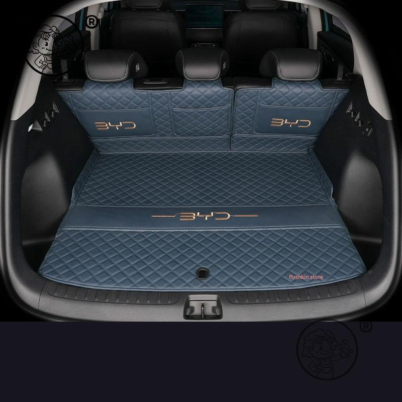For BYD Sealion 06 EV/DMI 2025 2026 Car Boot Mat Rear Trunk Liner Cargo Leather Floor Carpet Tray Protector Accessories Mats