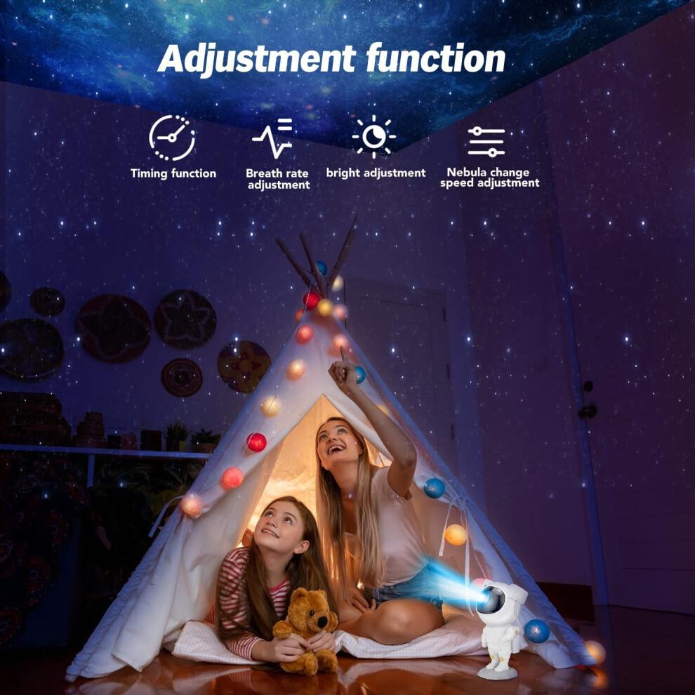 Astronaut Starry Galaxy Projector Night Light Lamp Space Nebula Star