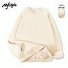 MJ STYLE Women's Lamb Fleece Round Neck Sweatshirt