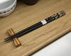 Hashimoto Kosaku Lackwarenladen Sakura Fubuki Wajima Lack Trockenlack in Paulowniaholz Hergestellt in Natürliches Geschenk Essstäbchen, Finish, Schachtel, 22,5 cm,