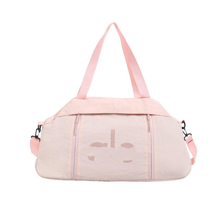 

Trendy Brand Large Tote Shoulder Bag - Lightweight, Spacious Handbag for Yoga, Fitness, and Travel рожевий