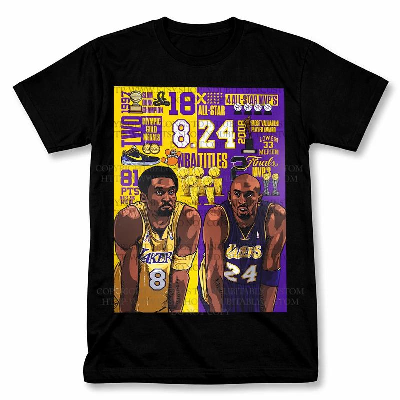 Графическая футболка Kobe Bryant Los Angeles Lakers в винтажном стиле, футболка для фаната баскетбола 3XL