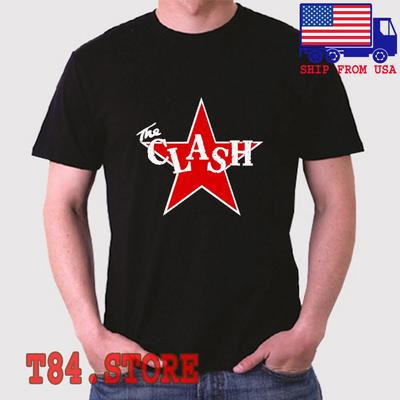 THE CLASH Męski Czarny Rozmiar S do 5XL