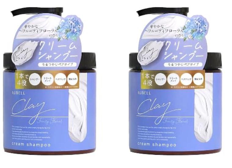 

Кремовый шампунь с глиной, Фруктово-цветочный аромат, 450 г, Набор из 2 штук