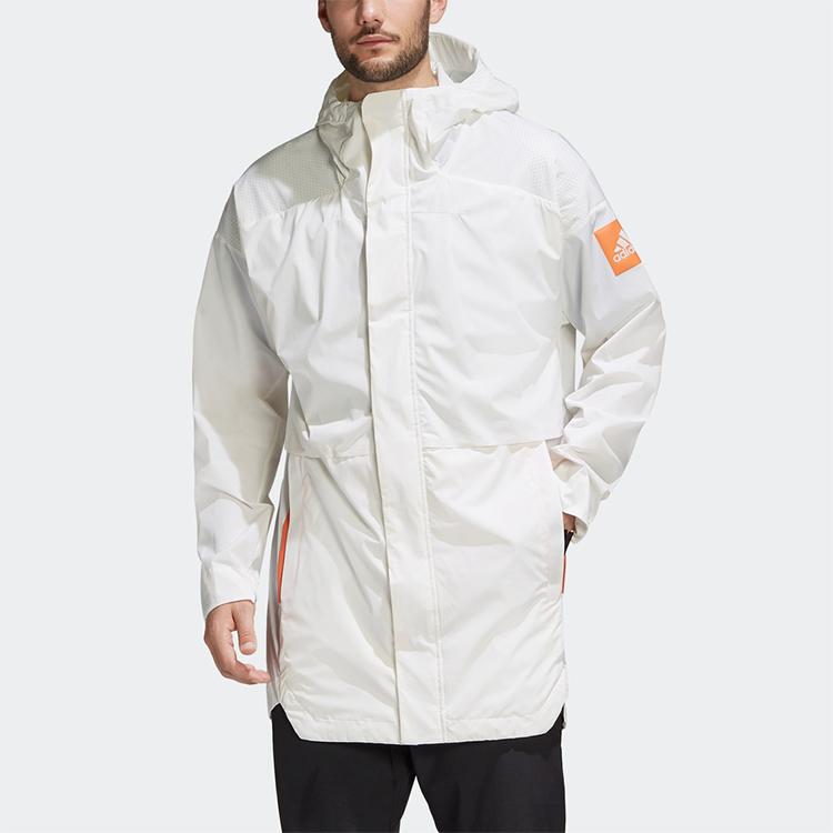 Adidas Myshelter W.R. Hooded Jacket Men Outerwear Bright-White FR9533