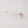 Natural Rose Quartz Gemstone 925 Sterling Silver Handcrafted Jewelry Partywear Pendant 1.79" PP-69-31