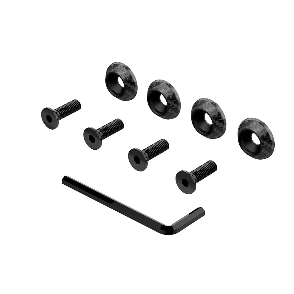 

Seiko Sangyo Car External Supplies EXEA Carbon Bolt Washer White EX-215