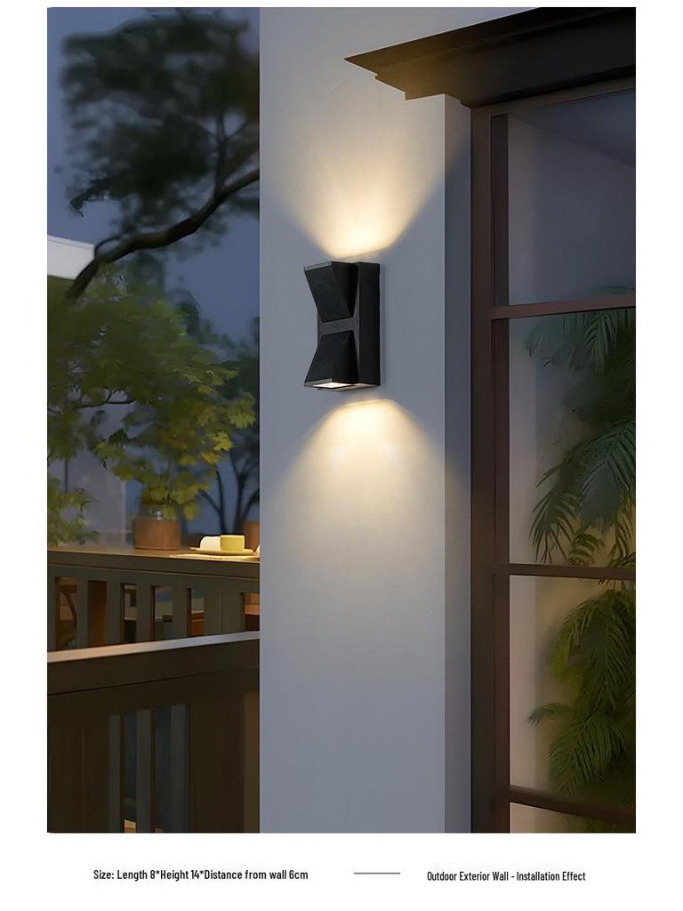 Creative Waterproof Wall Lamp for Living Rooms, Bedrooms, Hallways, and Staircases