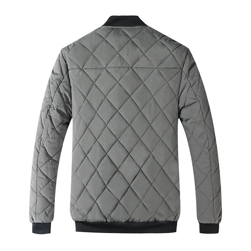 New Products, New Cotton-padded Clothes, Men's Autumn and Winter Coats, Piled and Thickened Cotton-padded Jackets, Baseball Collar Cotton-padded