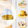 50pcs Clear Plastic Mini Cupcake Boxes Muffin Pod Dome Muffin Container Box for Wedding Birthday Dessert Baking Decorations