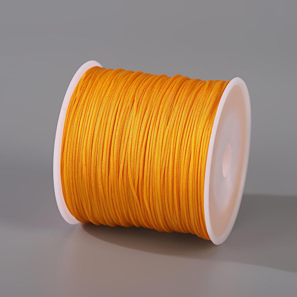 Handmade No. 72 Jade Thread - 0.8mm Wear-Resistant String for Jewelry Crafting, Hand Rope, Bracelets, DIY Necklaces, 50m