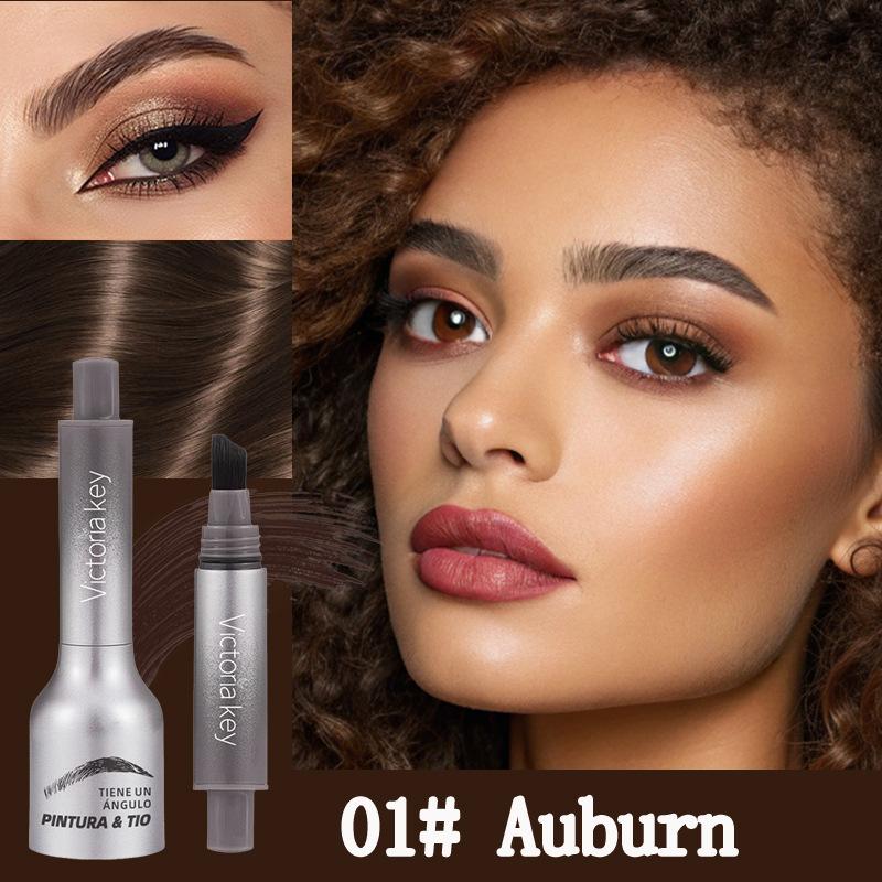 Zakřivený čtvercový štětec na barvení obočí, tužka na obočí Wild Eyebrows
