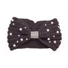 1PC Winter Pearl Headband for Women Wool Knitted Headbands New Cotton Headwear Elastic Hair Band Hair Accessories