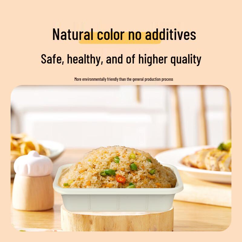 Einweg 1000ml Quadratische Maisstärke Lunchbox