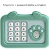 Kids Cash Box High Security Fingerprint and Password Unlocking for Family Savings Box Money Box for Bedroom or Office