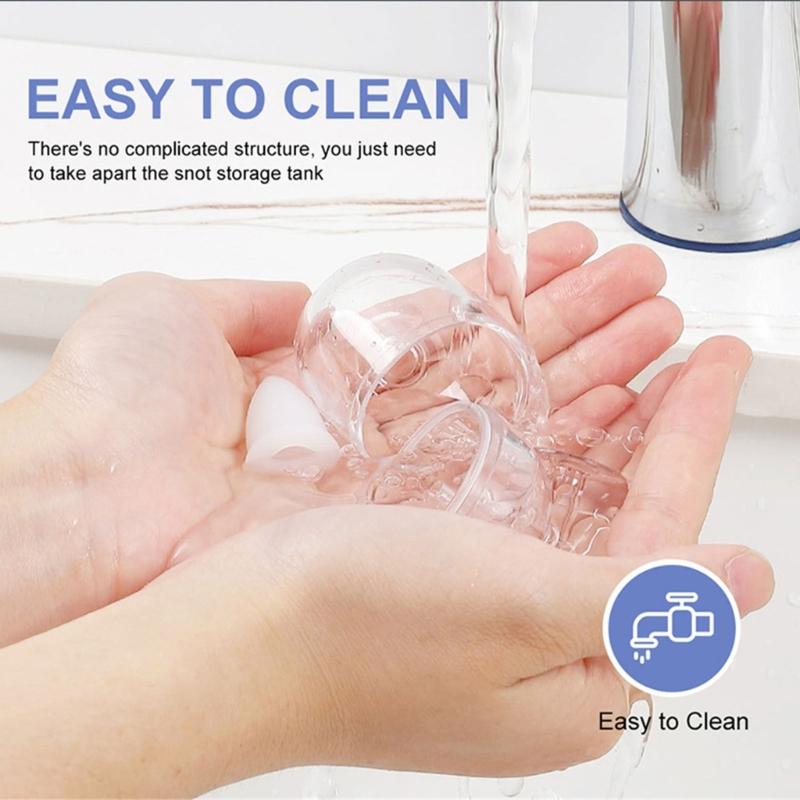 Baby Nasal Suckers Nose Aspirator for Child Automatic Nose Cleaner with Light and Rhyme Soothing Function