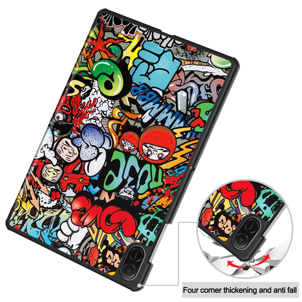 For Honor Pad X8a Case Pattern Print Leather Stand Tablet Cover