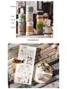 Retro Imprint Washi Tape Set: 20 Rolls, 6 Styles for Versatile Decoration