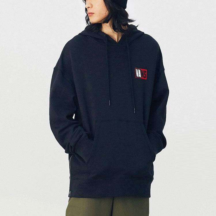 Vans Sweatshirts Unisex Black Hooded Non Detachable Moderate VN0A54JKBLK