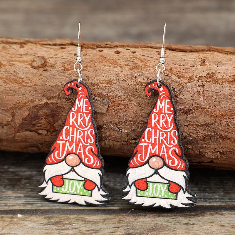 

Santa Claus Cartoon Christmas Earrings