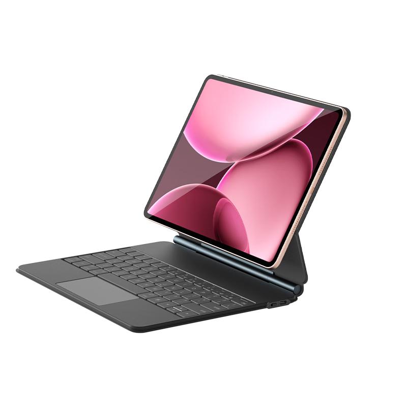 

Kushida Магнитная Подвеска Умный Сенсорный Чехол-клавиатура Bluetooth Multi-level Backlit Keyboard + Large Trackpad