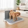Splash-Proof Puppy Training Potty Non-slip Dog Potty Tray Portable Dog Litter Box  Pet Training