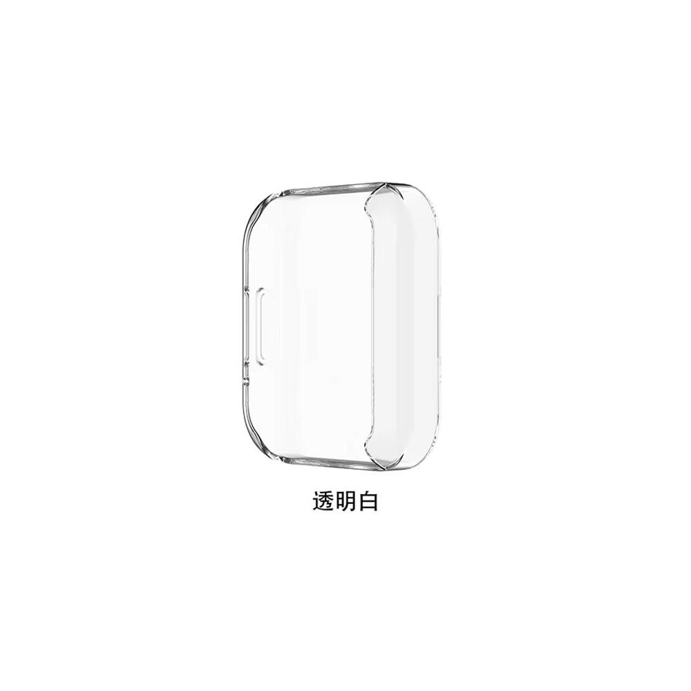 

Electroplated TPU Protective Case For Redmi Watch 2 Lite Full Screen Protector Shell Bumper Cover прозрачный