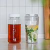 DEAN & DELUCA Water Tumbler Clear White 460ml (9x17x9cm)