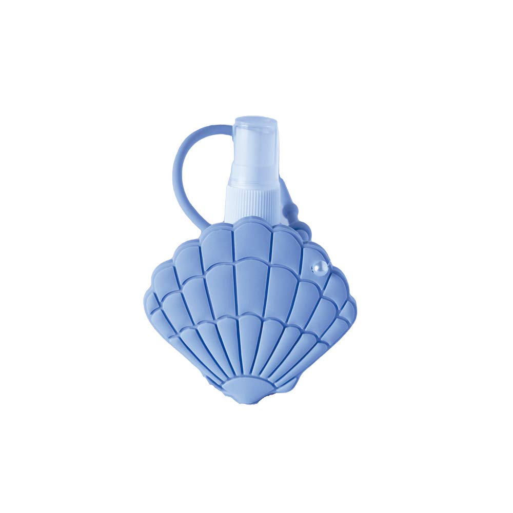 

Глобальная стрела Geonature Портативная бутылка с держателем, в форме ракушки, бутылка-спрей LBL, многоразовая, дезинфицирующая, стерилизующая, портативная, светло-голубая,