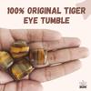 SOLAVA Original Tiger Eye Stone Tumble - Natural Brown Crystal Stones Tumble For Confidence, Willpower, Motivation, Manifestation, Meditation And