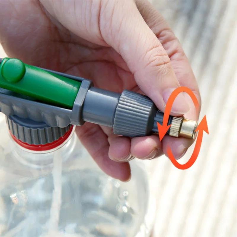 1-10PCS Manual High Pressure Air Pump Sprayer Adjustable Drink Bottle Spray Head Garden Watering Tool Sprayer Agriculture Tools
