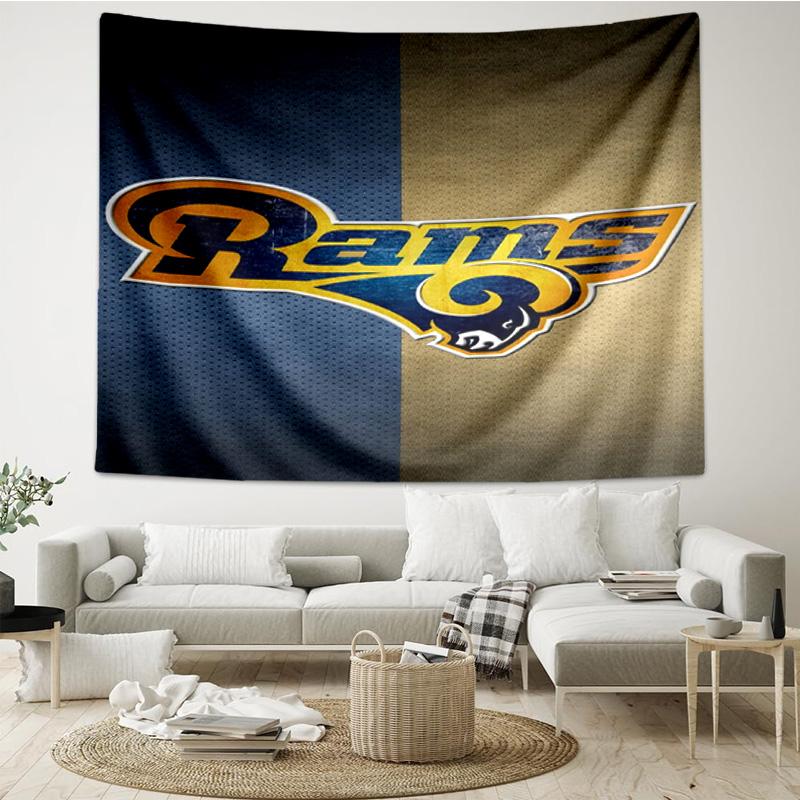 Los Angeles Rams Design Tapestry Hanging for Bedroom,Livingroom, Playroom,Decor Art Room Wall Tapestry Holiday and Birthday Gifts