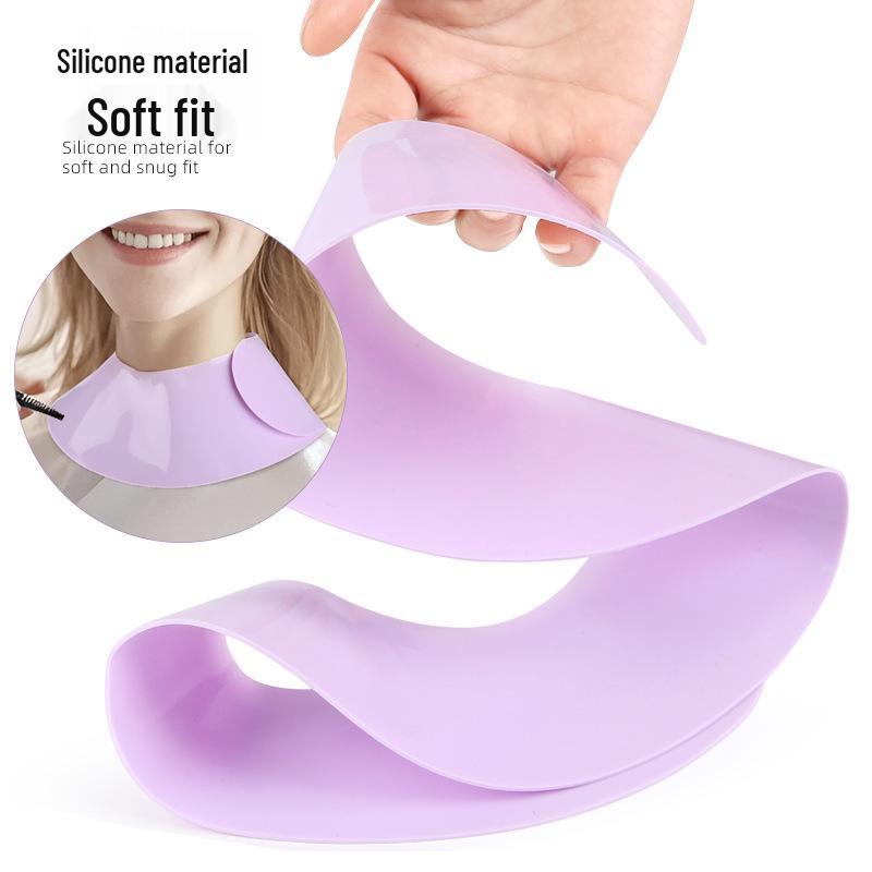 Silicone Neck Scarf & Shoulder Pad for Hair Cutting and Dyeing