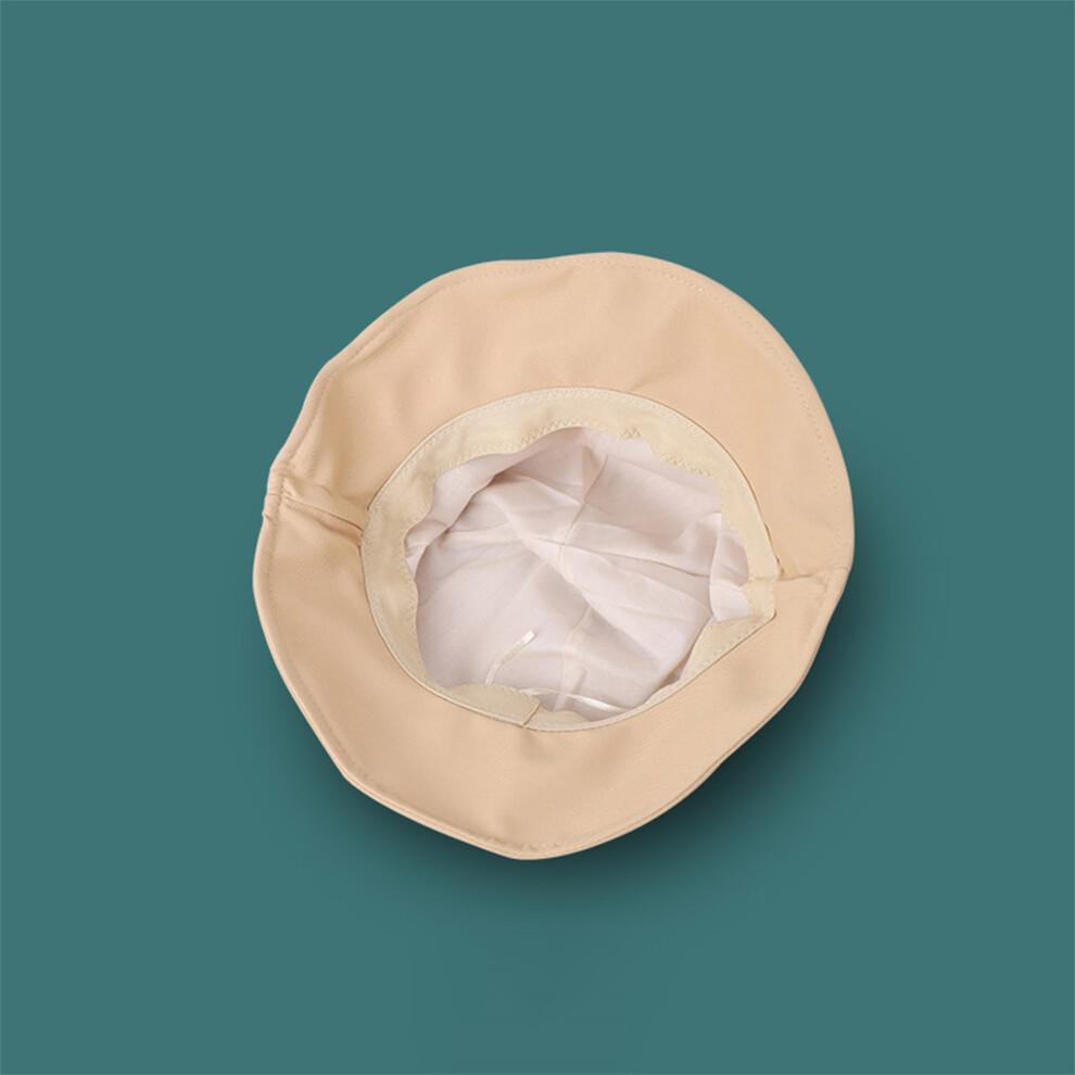 (One Size, Khaki) Women Summer Cat Ear Sun Hat Lightweight Solid Color Sun Protection Fisherman Bucket Hat