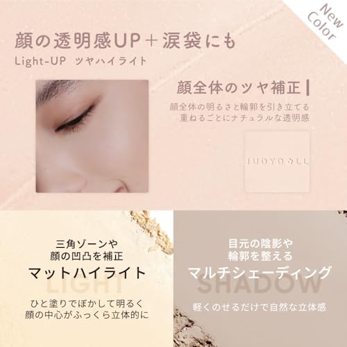 Japan Official JUDYDOLL Merihari Master Palette Renewal 2.0 China Cosmetics Highlight Shading Dimension Small Face (#01N Cool Tone)