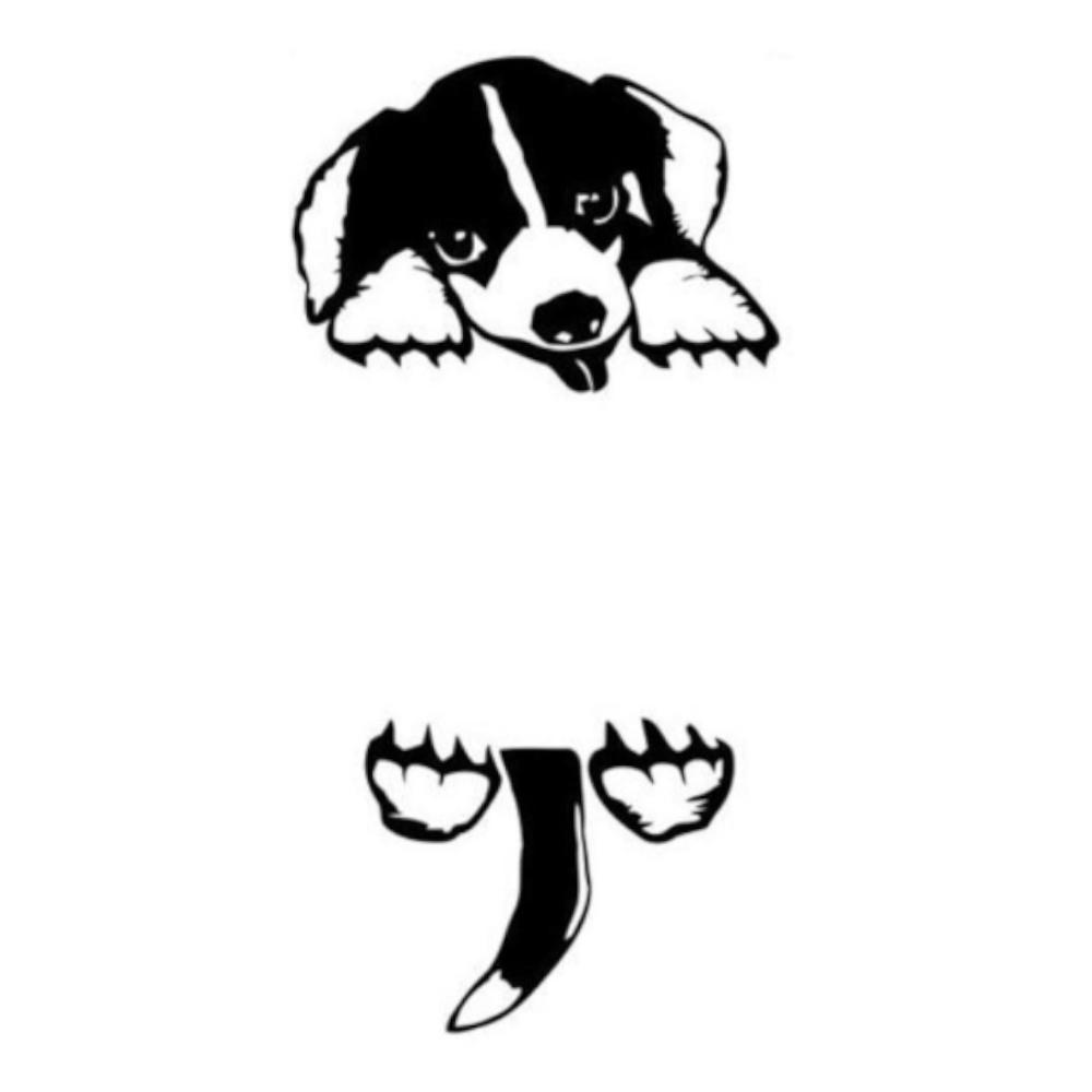 Modischer Aufkleber für Lichtschalter mit Cartoon-Hundemuster, Schwarz  günstig kaufen — Preis, kostenloser Versand, echte Bewertungen mit Fotos —  Joom, image size:1000x1000