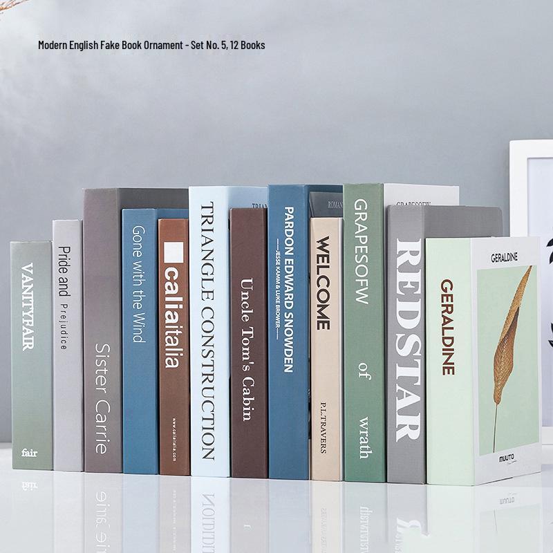 Minimalist Light Luxury Ceramic Bookend Ornament for Home Decor