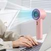 Portable Handheld Fan High Speed Portable Cooling Fan Handheld Quiet Electronics Hot Weather Fast Charging Solution For Reading
