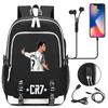 Mochila escolar de gran capacidad con correa para el hombro; set de tres piezas para estuche de lápices de estudiante