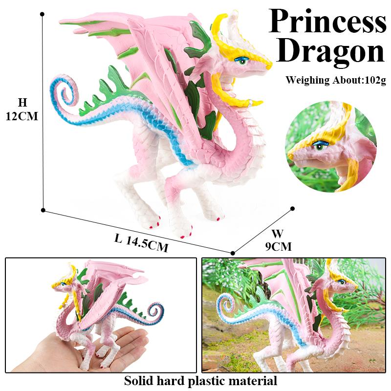 Oenux Simulation Dinosaur Bayala Dragon Tree Monster Bat Demon Basilisk Animal Model Action Figures Pvc Collection Kid Toy Gift