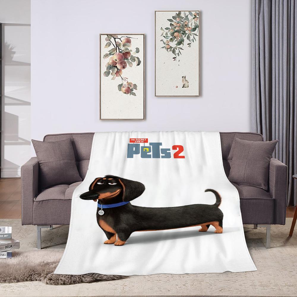 Dachshund Sausage Dogs Fluffy Blanket Throw Blanket for Sofa Blankets Double Bed Blankets and Throws Cobija Plaid Halloween &