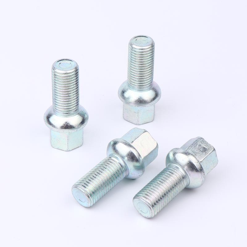 4Pcs Auto Diy Accessories For Beetle Golf Jetta A5 Q2 Fabia M14X1.5 28Mm Thread Radius Car Wheel Bolts Lug Nuts