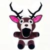 Forest Survival 99 Nights Brown Elk Deer White Owl Plush Doll Stuffed Animal Soft Pillow Kids Gift Game Merchandise