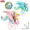 Oenux Märchen Fliegendes Pferd Mythisches Alpaka Elf Pegasus Actionfiguren Tiermodell Sammlung Niedliches Mädchen Geburtstagsgeschenk Kinderspielzeug